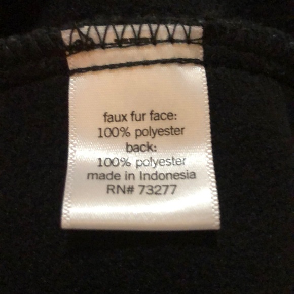 Black White Buffalo Check Sherpa Cardigan/Jacket - Picture 5 of 5